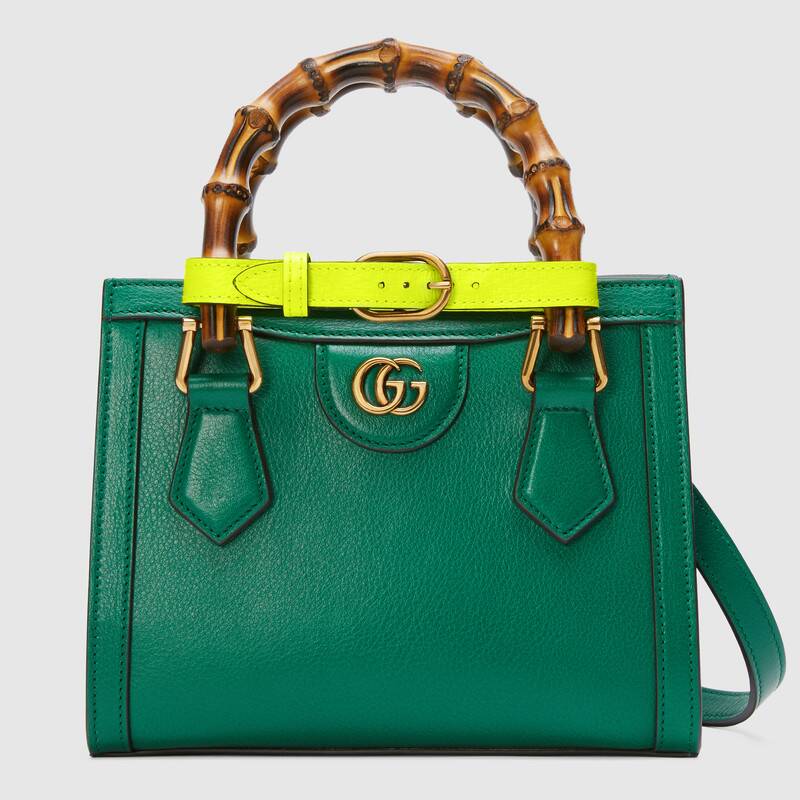 Gucci Diana Mini Tote Bag Shoulder Bag 655661 Green